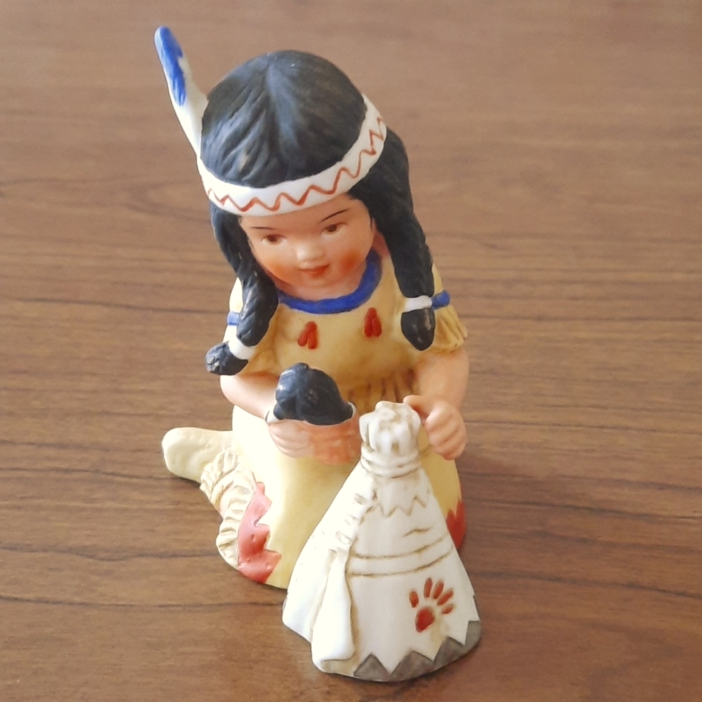 Vintage Gregory Perillo Sagebrush Kids "Playing House" Figurine